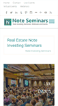 Mobile Screenshot of noteseminars.com